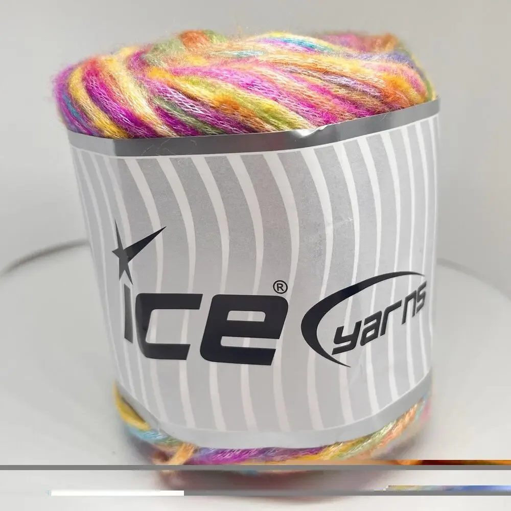 ICE Yarns Cakes Malaga Yarn, Pastel Rainbow